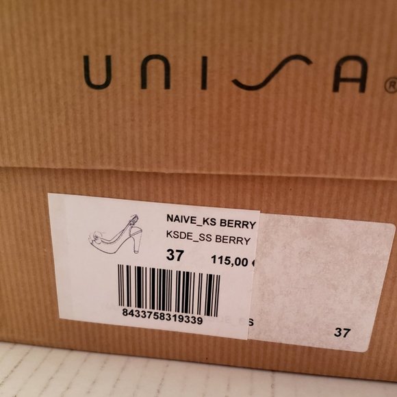 New Berry Pink Suede Flower Bow Pumps Slingback - Picture 8 of 9